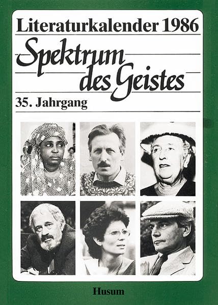 Literaturkalender Spektrum des Geistes 1986: Ein Querschnitt durch das Literaturschaffen der Gegenwart book