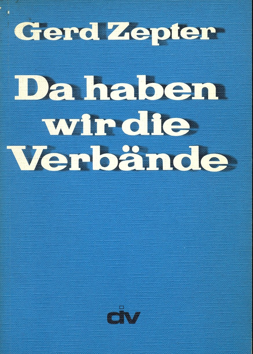Da haben wir die Verbände: Books