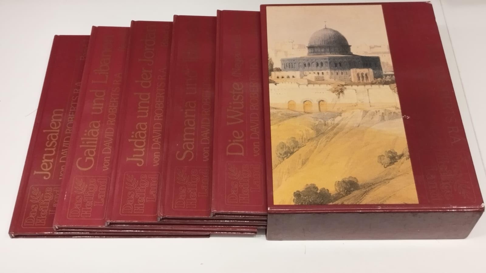 Das Heilige Land - Band I bis V (Jerusalem, Galiläa und Libanon, Judäa und Jordan, Samaria und Idumäa, Die Wüste) Books