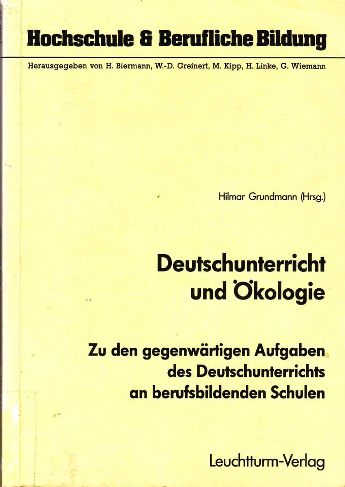 Deutschunterricht und Ökologie Books
