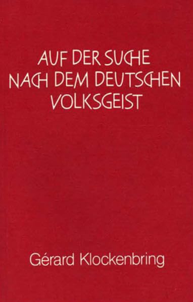 Auf der Suche nach dem deutschen Volksgeist Philosophy