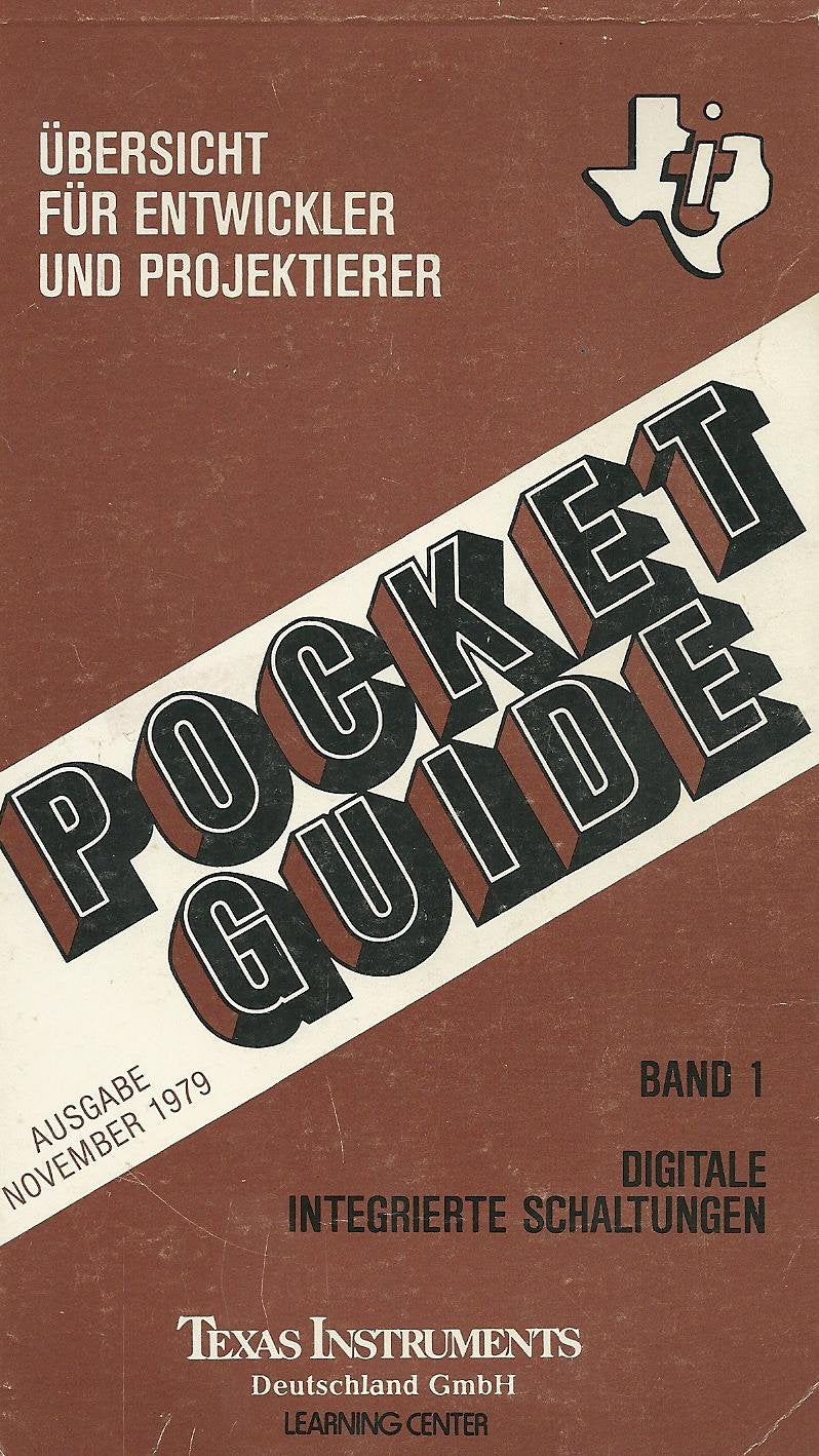 Pocket Guide: Übersicht für Entwickler und Projektierer - Ausgabe 1979 Band 1: Digitale integrierte Schaltungen Books