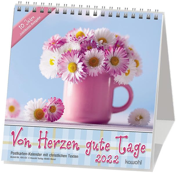 Von Herzen gute Tage 2022: Postkarten-Kalender mit christlichen Texten Leisure, Home & Garden