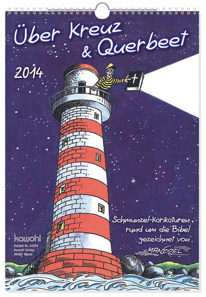 Über Kreuz & Querbeet 2014: Schmunzel-Karikaturen rund um die Bibel Cartoons