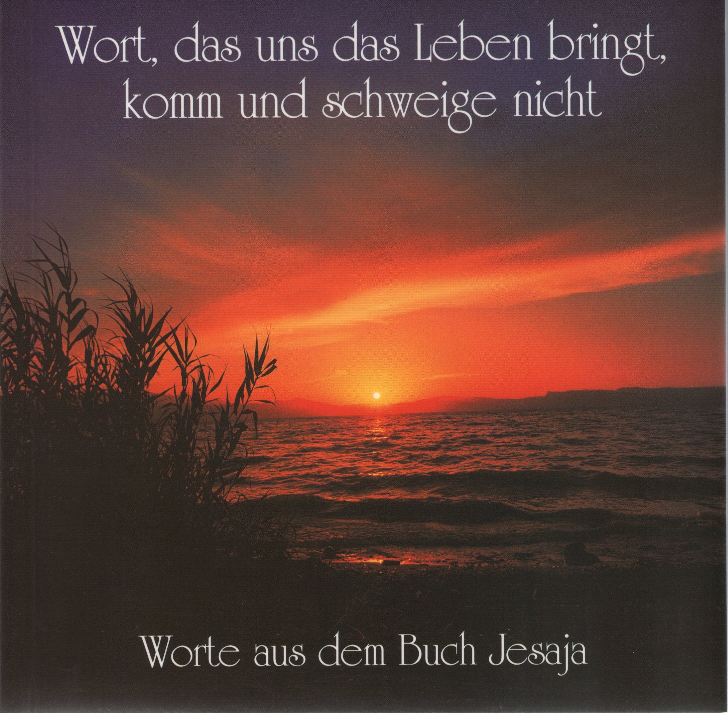 Wort, das uns das Leben bringt, komm und schweige nicht: Worte aus dem Buch Jesaja Religion & Esotericism