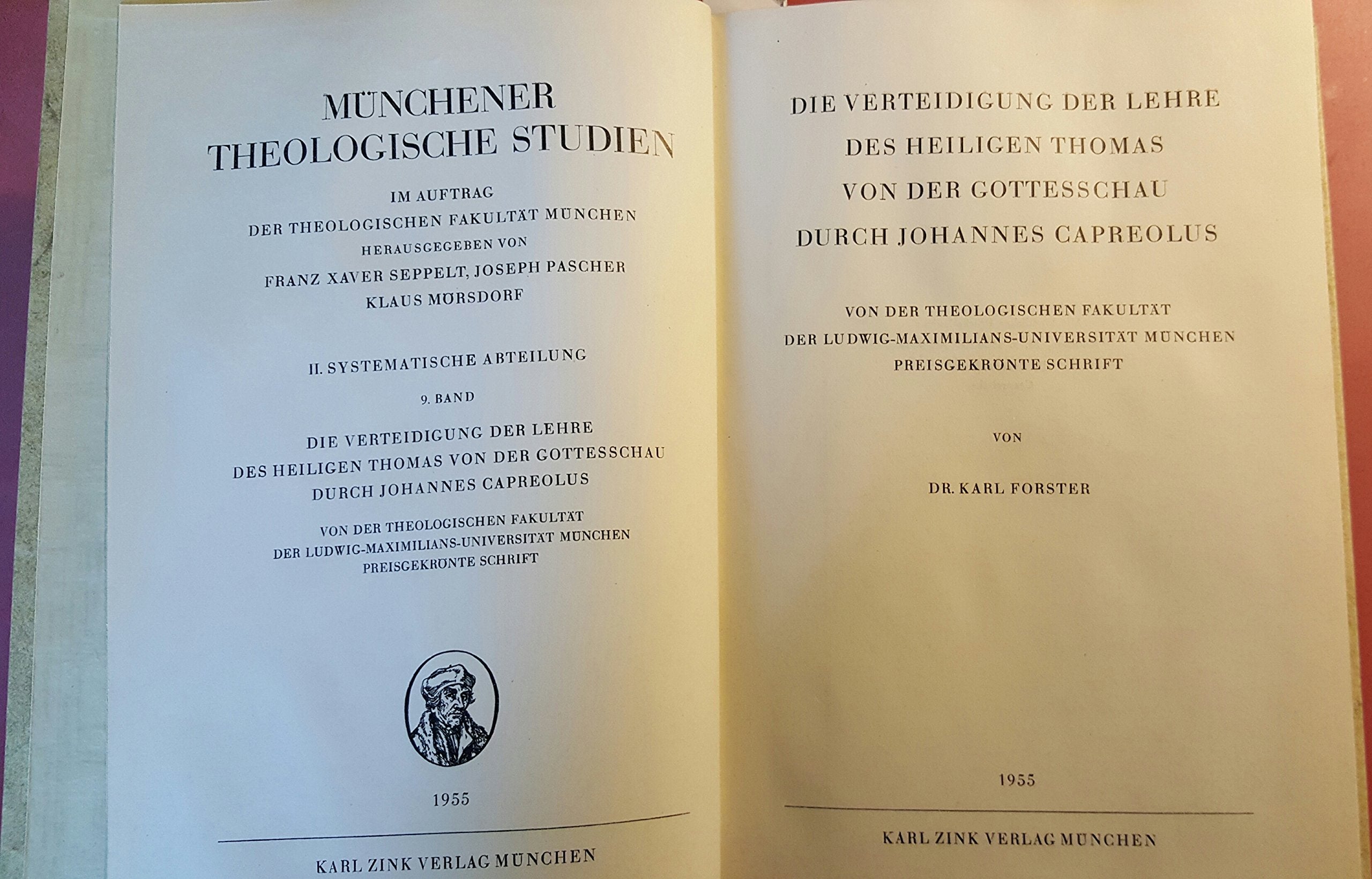 Die Verteidigung der Lehre des heiligen Thomas von der Gottesschau durch Johannes Capreolus Books