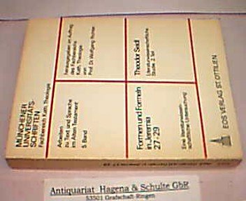 Texte und Einheiten in Jeremia 27-29. Literaturwissenschaftliche Studie Books