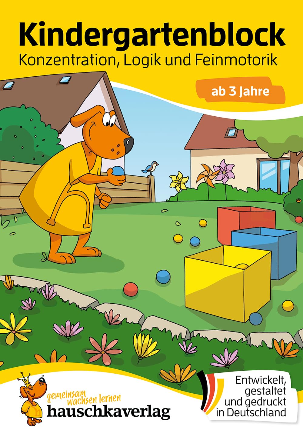 Kindergartenblock ab 3 Jahre – Konzentration, Logik, Feinmotorik: Bunter Rätselblock ab 3 Jahre, Beschäftigung für Kinder (Übungshefte & -blöcke für Kindergarten, Vorschule, Einschulung, Band 607) School books