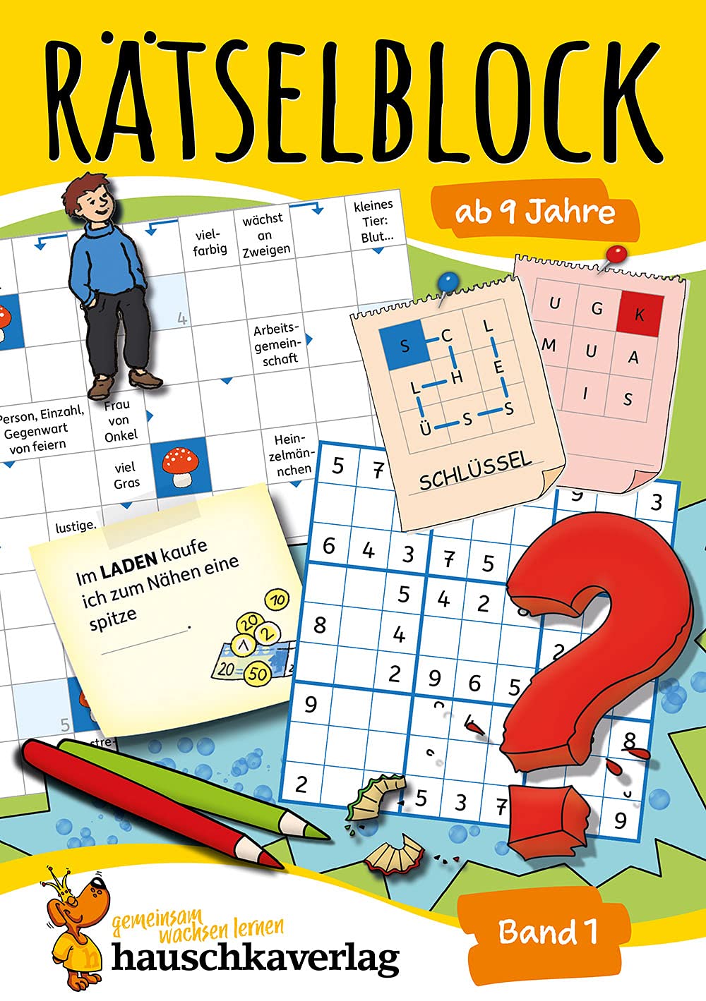 Rätselblock ab 9 Jahre, Band 1, A5-Block Lifestyle