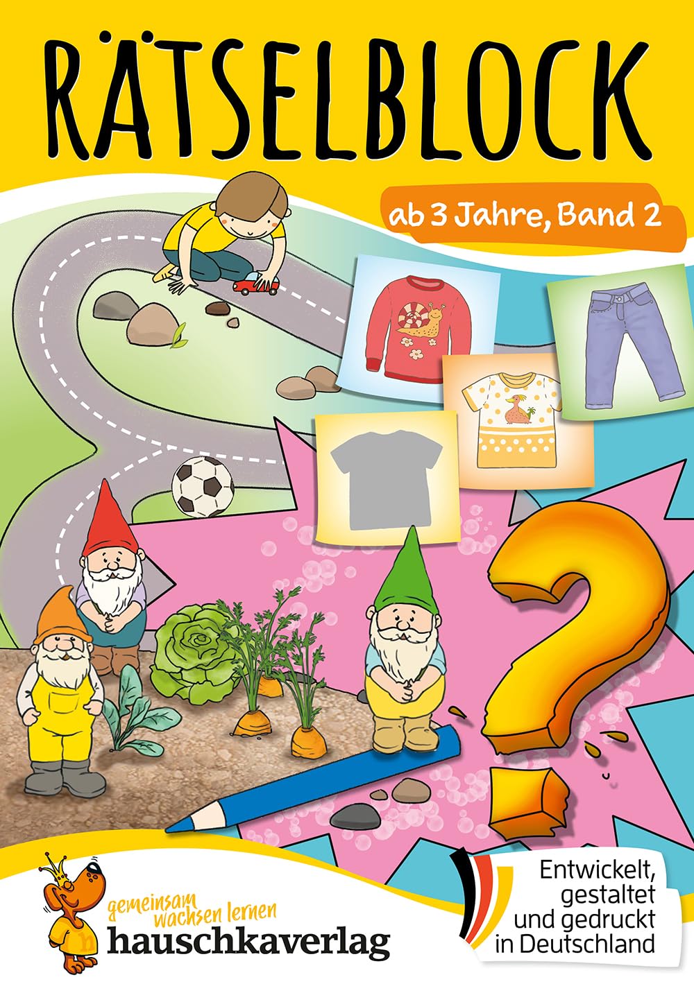 Rätselblock ab 3 Jahre, Band 2: Bunter Rätselspaß für den Kindergarten - Fehlersuche, Labyrinth, knobeln und logisches Denken fördern (Rätselbücher, Band 645) Lifestyle