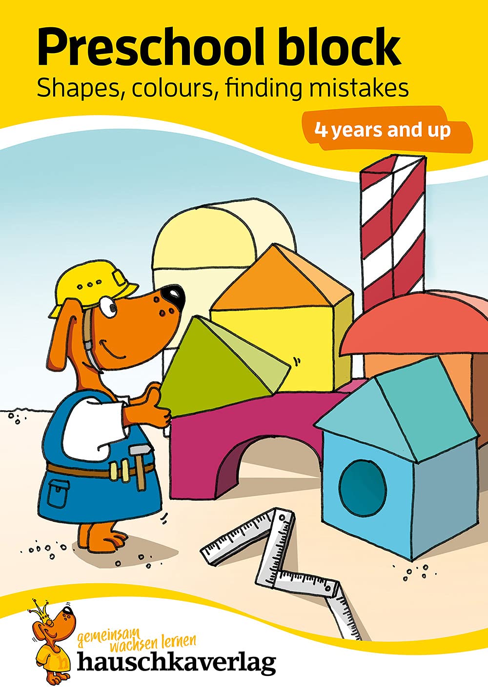 Kindergarten Activity Book from age 4 years - Shapes, colours, spot the difference - for kids, boy and girl Leisure, Home & Garden
