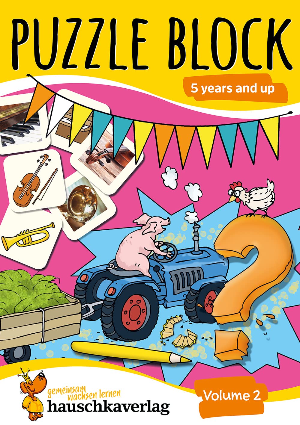 Puzzle Activity Book from 5 Years - Volume 2: Colourful Preschool Activity Books with Puzzle Fun - Labyrinth, Sudoku, Search and Find Books for ... & Logical Thinking: Puzzle Activity Books Leisure & Fun