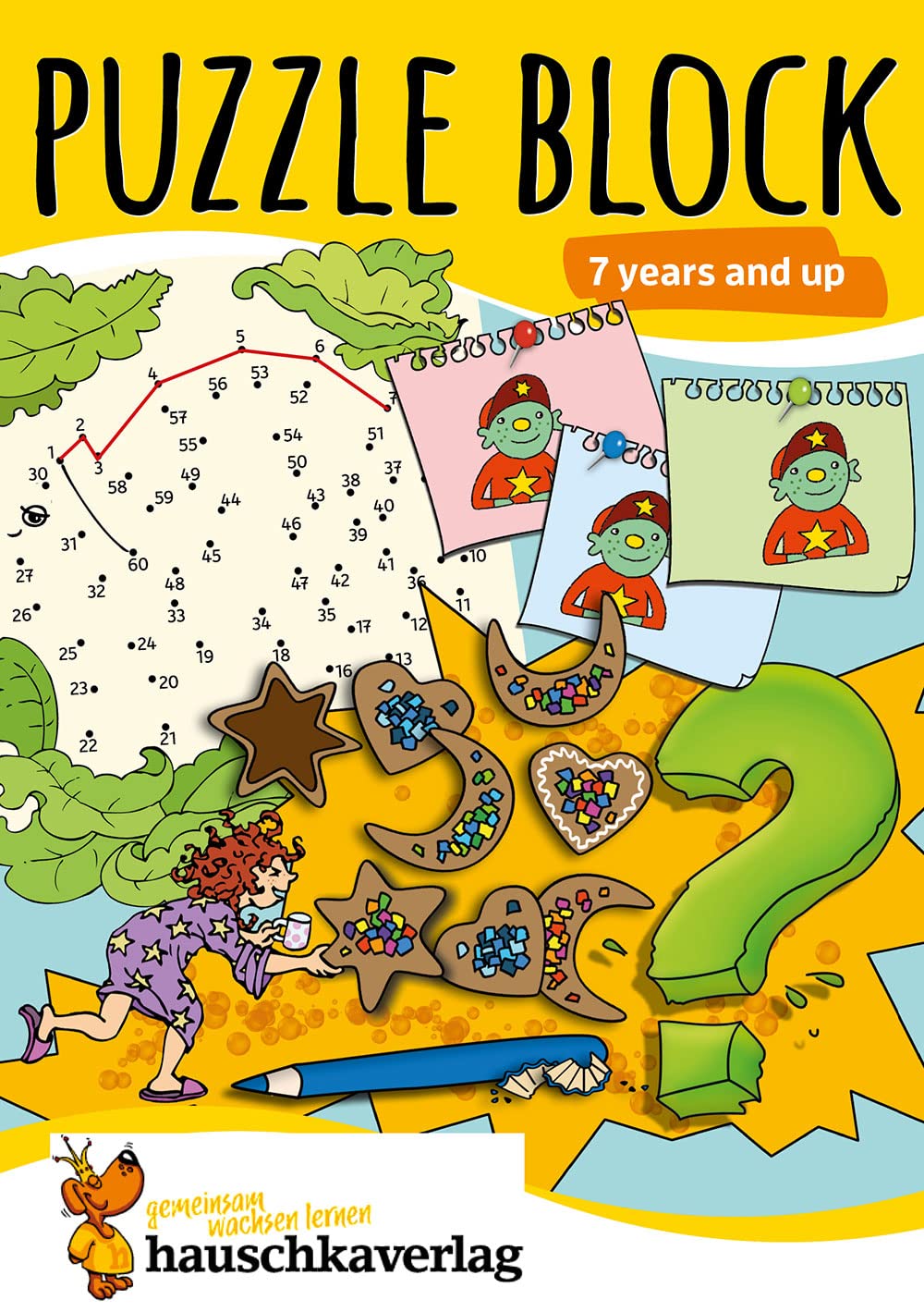 Puzzle Activity Book from 7 Years: Colourful Preschool Activity Books with Puzzle Fun - Labyrinth, Sudoku, Search and Find Books for Children, ... & Logical Thinking: Puzzle Activity Books Leisure & Fun