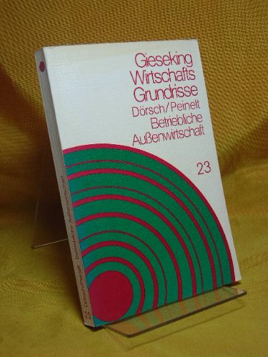 Betriebliche Aussenwirtschaft. Books