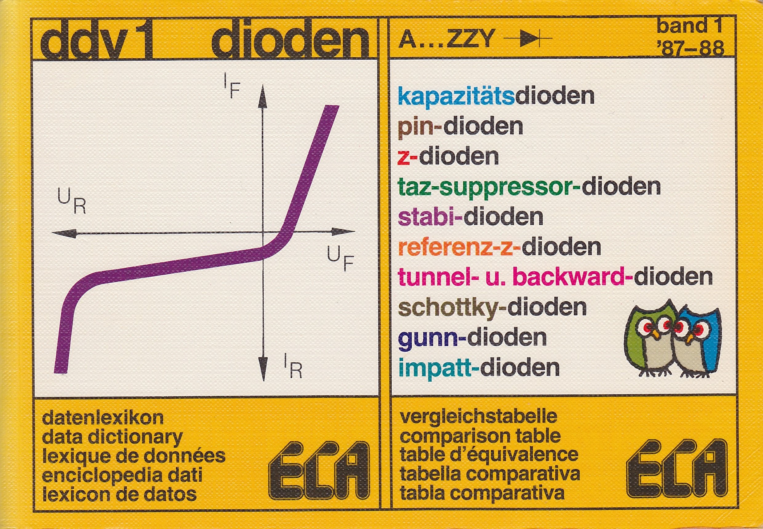 Ddv 1 Dioden: Dioden-Datenlexikon und Vergleichstabellen von A...ZZY. Band 1 87-88 Business & Technology