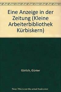 Eine Anzeige in der Zeitung (Livre en allemand) book