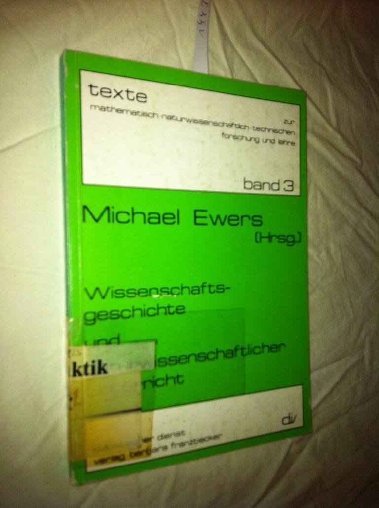 Wissenschaftsgeschichte und naturwissenschaftlicher Unterricht Books