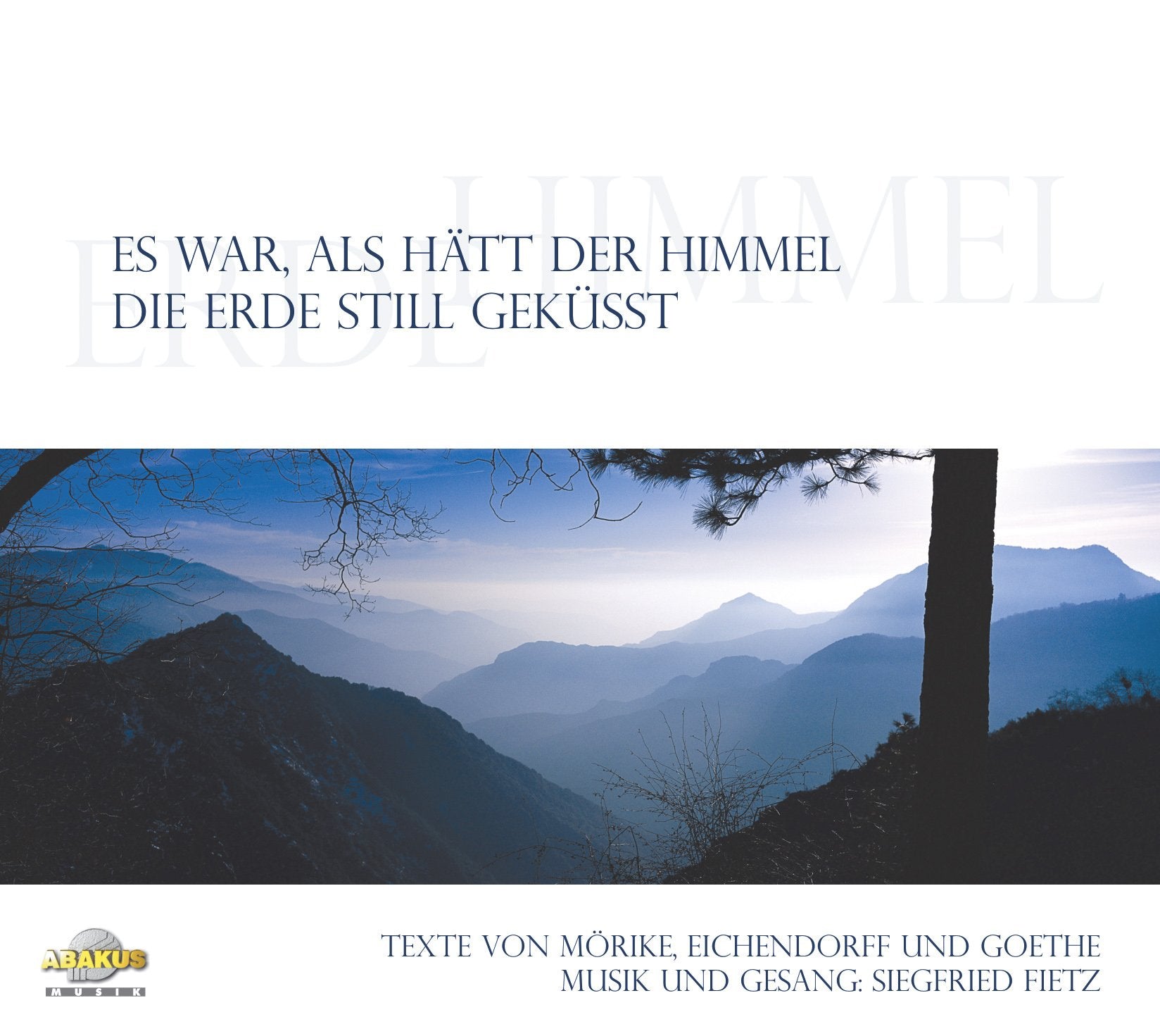 Es war, als hätt der Himmel die Erde still geküsst - CD Digipack Music