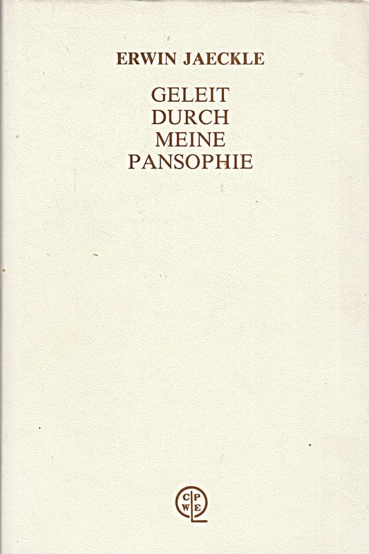 Geleit durch meine Pansophie (German Edition) Books