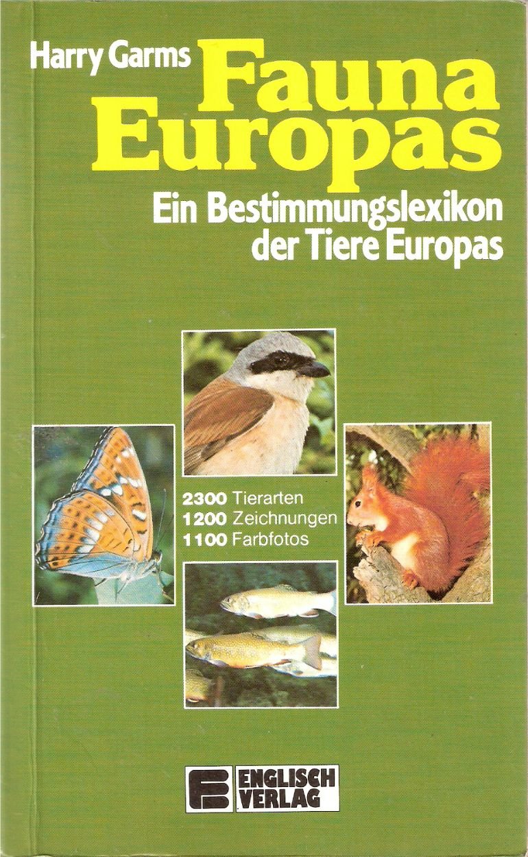 Fauna Europas. Ein Bestimmungslexikon der Tiere Europas Natural Sciences