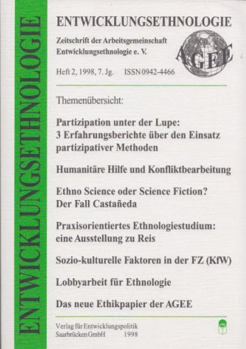 Entwicklungsethnologie. Zeitschrift der Arbeitsgemeinschaft Entwicklungsethnologie e.V.: Themenheft Law