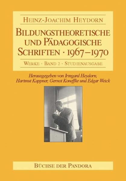 Bildungstheoretische und Pädagogische Schriften - 1967-1970 (Werke: Studienausgabe) Books