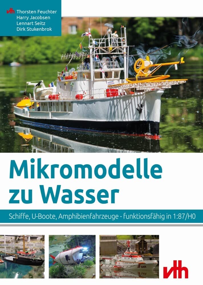 Mikromodelle zu Wasser: Schiffe, U-Boote; Amphibienfahrzeuge - funktionsfähig in 1:87/H0 Leisure, Home & Garden