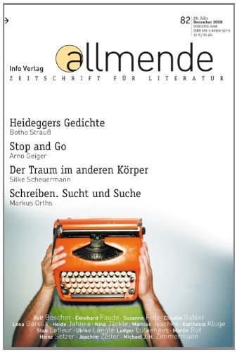 allmende. Zeitschrift für Literatur book
