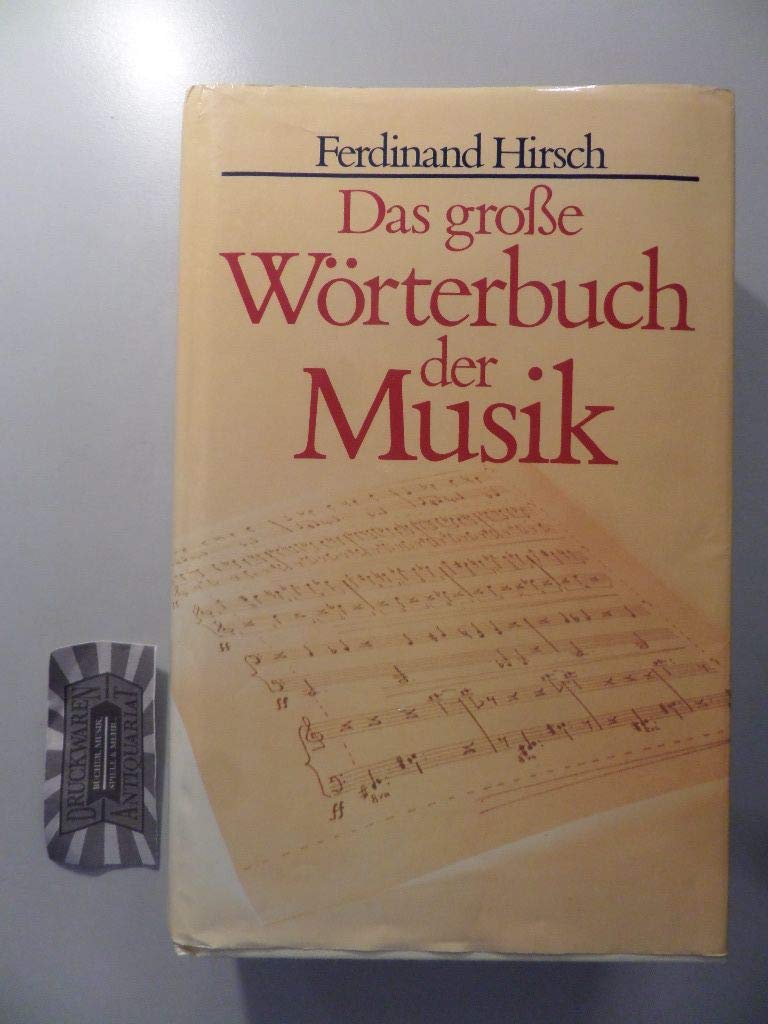 Product Image: Das große Wörterbuch der Musik
