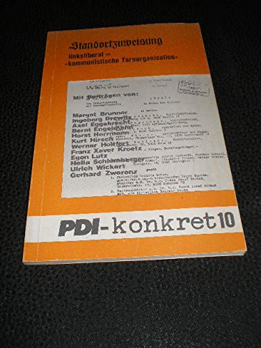 Standortzuweisung. Linksliberal=kommunistische Tarnorganisation. Books