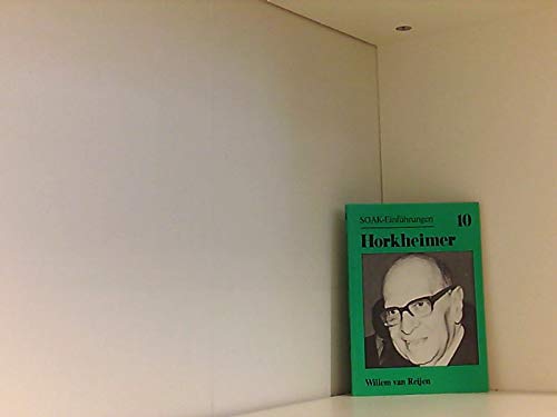 Horkheimer zur Einführung Books