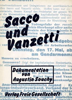 Sacco und Vanzetti : zum 50. Todestag Saccos u. Vanzettis. Books