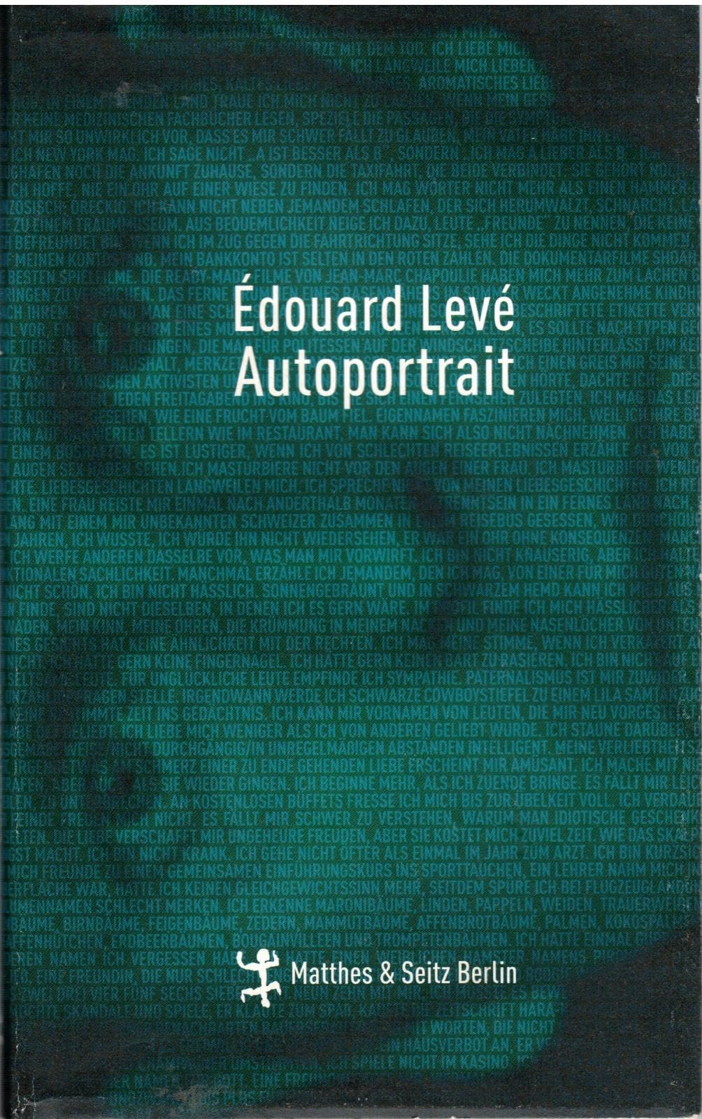Autoportrait Contemporary literature Books