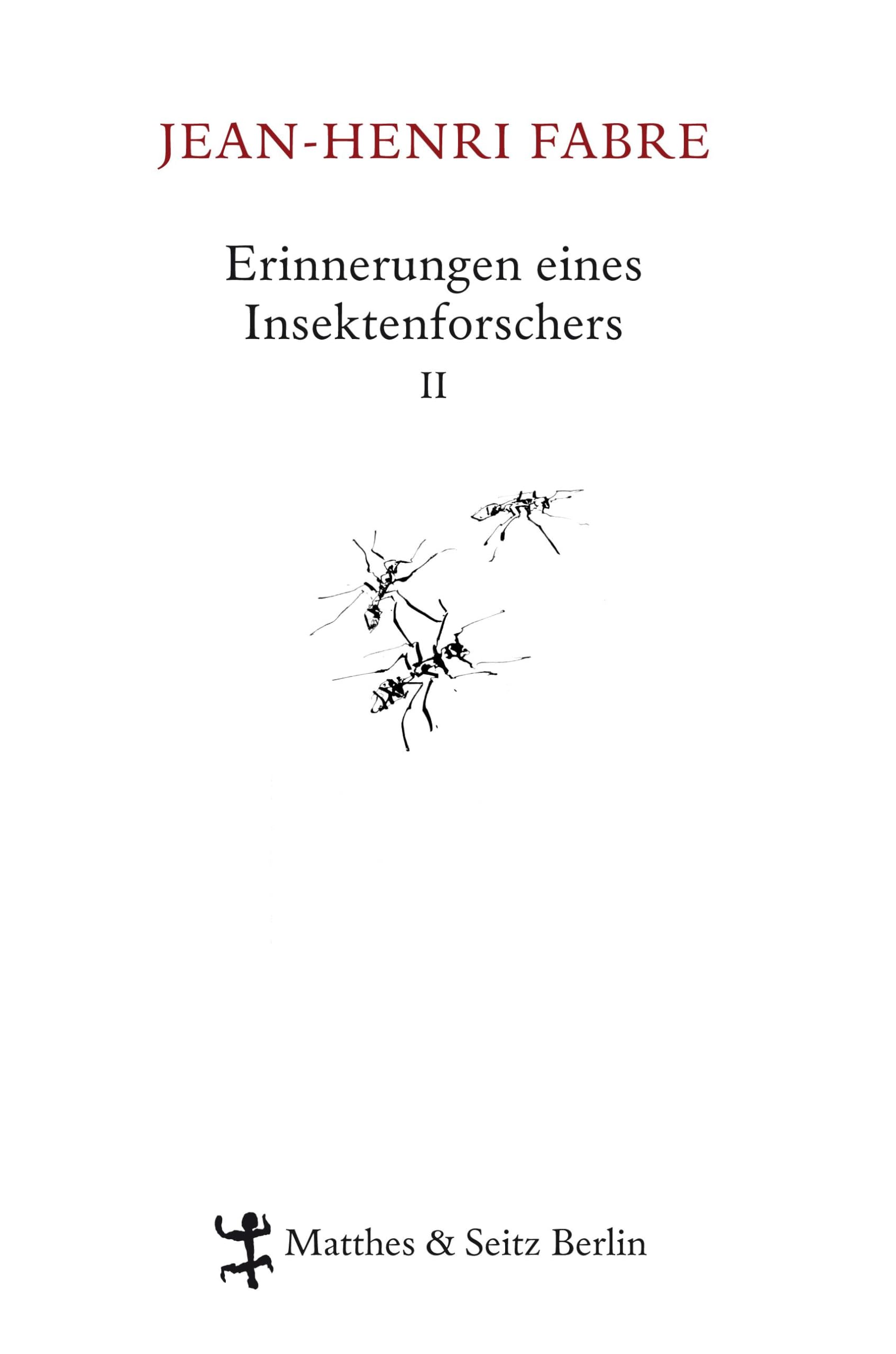 Erinnerungen eines Insektenforschers 02 Essays & Short Stories