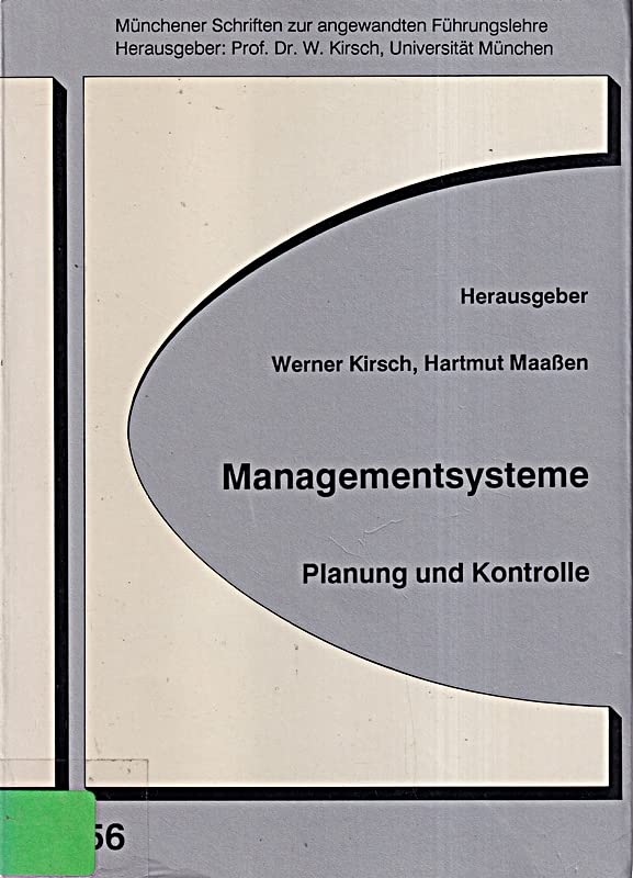 Managementsysteme: Planung und Kontrolle Books