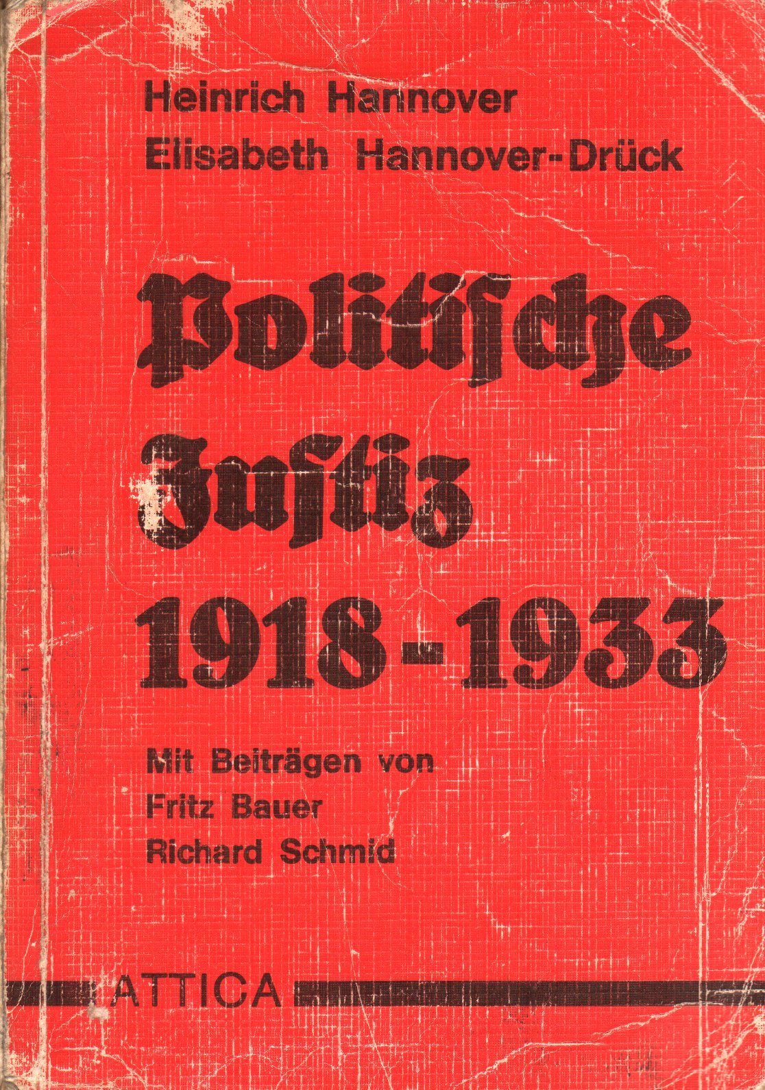Politische Justiz 1918-1933 Memories