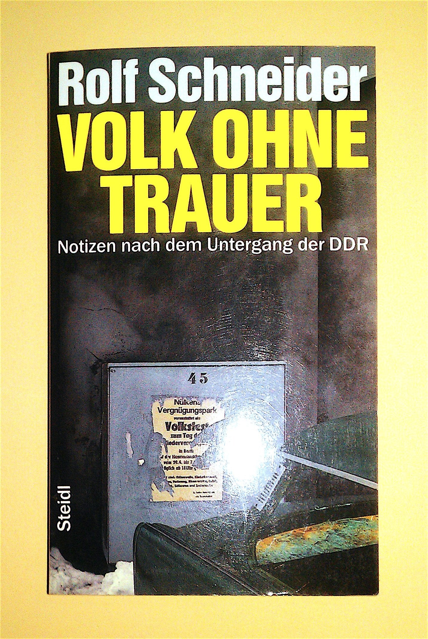 Volk ohne Trauer: Notizen nach dem Untergang der DDR book