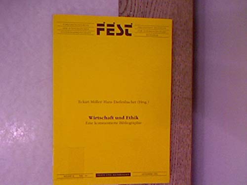 Wirtschaft und Ethik: Eine kommentierte Bibliographie (Texte und Materialien der Forschungsstätte der Evangelischen Studiengemeinschaft) Law