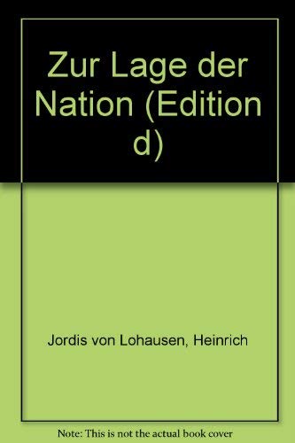 Zur Lage der Nation Books