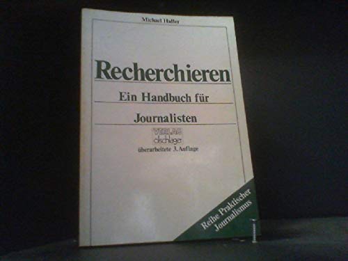 Product Image: Recherchieren. Ein Handbuch für Journalisten
