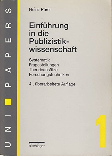Product Image: Einführung in die Publizistikwissenschaft