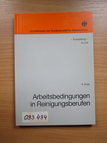 Arbeitsbedingungen in Reinigungsberufen (Forschung) Books