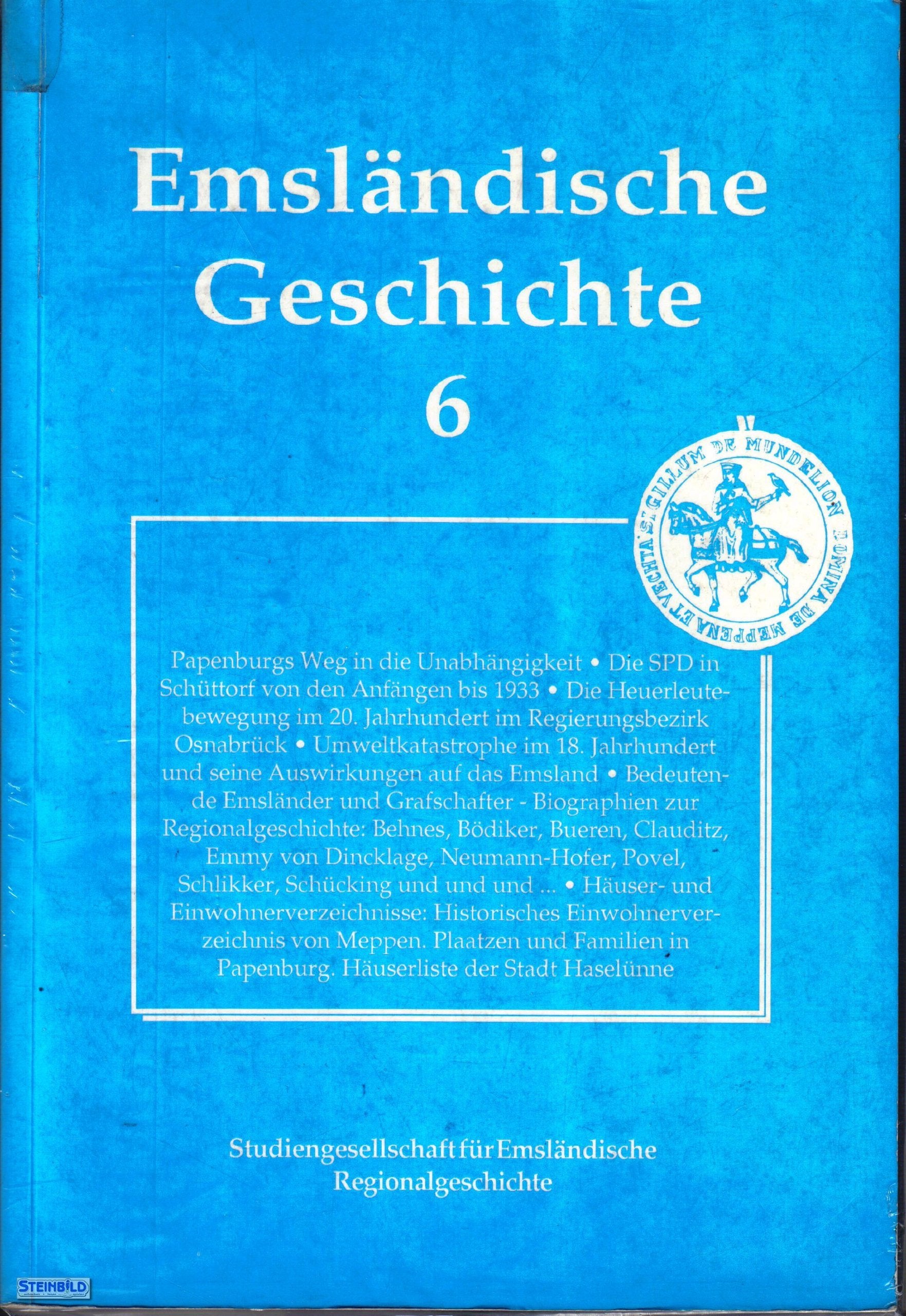 Emsländische Geschichte Band 6 Books
