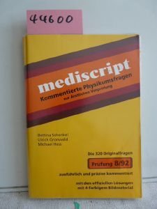 Kommentierte Physikumsfragen 8/92 zur Ärztlichen Vorprüfung Medicine
