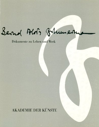 Zimmermann. dokumente zu leben und werk book