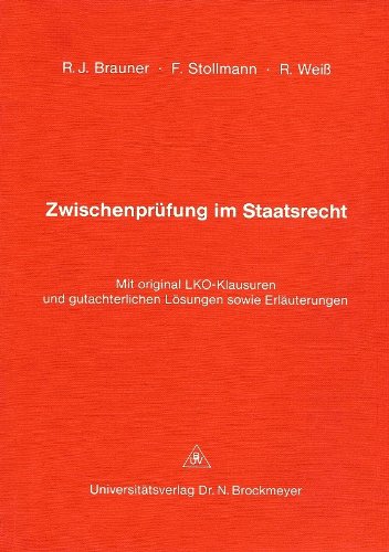 Zwischenprüfung im Staatsrecht Books