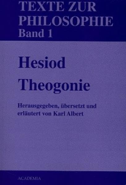 Theogonie (Texte zur Philosophie) Philosophy