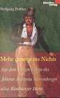 Mehr geneigt ins Nichts. Aus dem kurzen Leben des Johann Baptista Herrenberger alias Konstanzer Hans Personalities