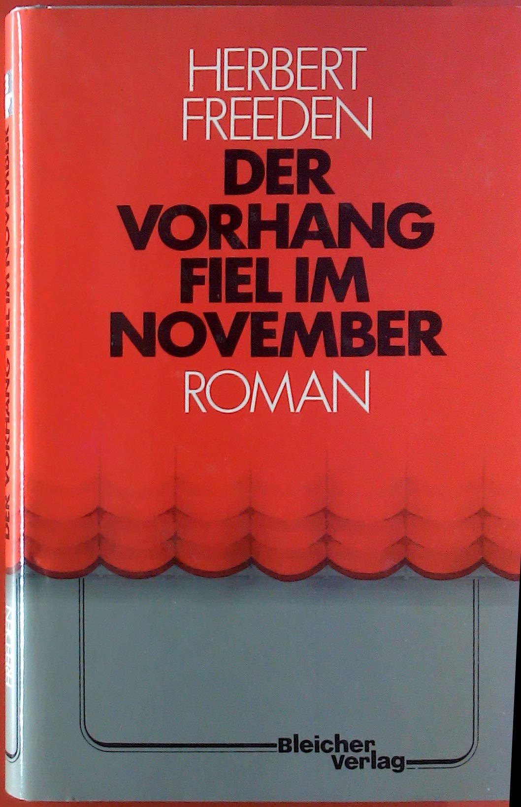 Der Vorhang fiel im November: Roman Books