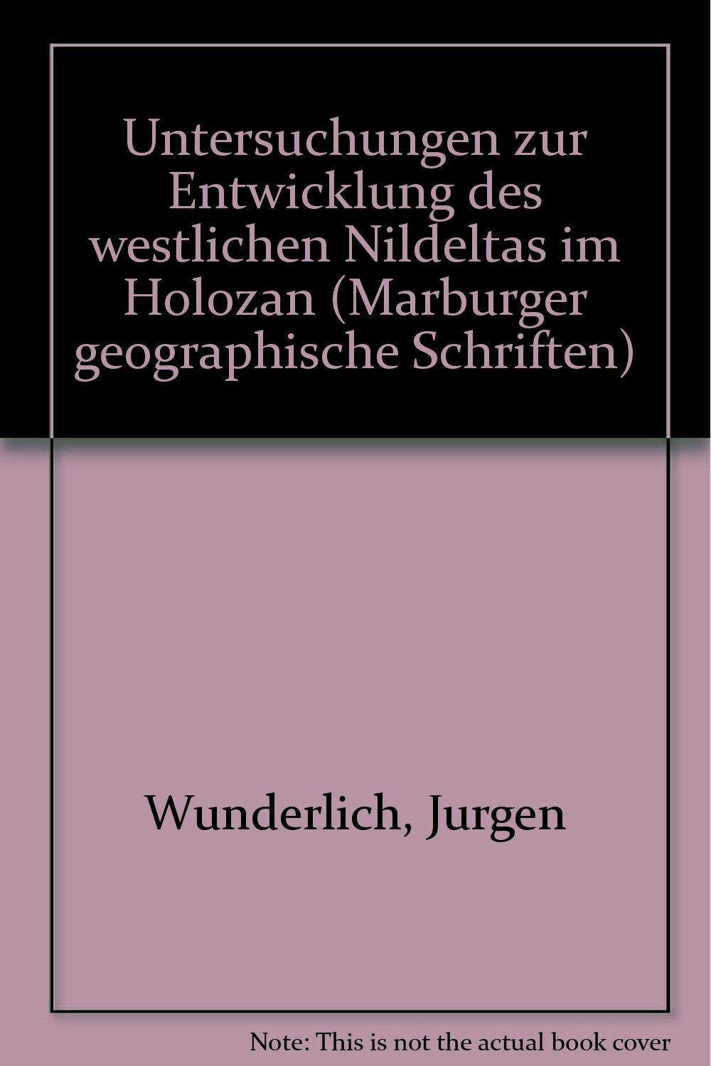 Untersuchungen zur Entwicklung des westlichen Nildeltas im Holozän Business & Technology